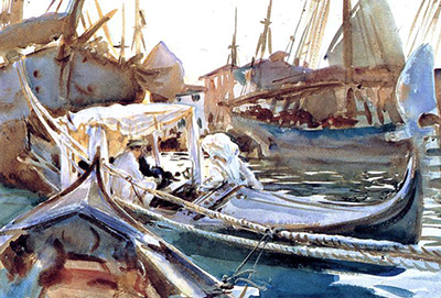 Sketching on the Giudecca John Singer Sargent